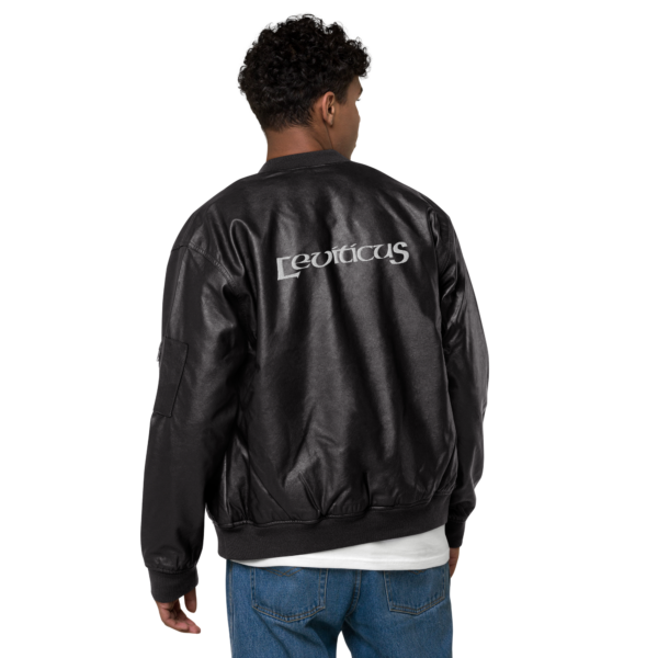 Leviticus (Leather Bomber Jacket) - Image 4