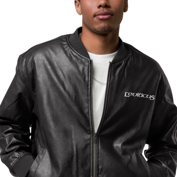 Leviticus (Leather Bomber Jacket) - Image 3