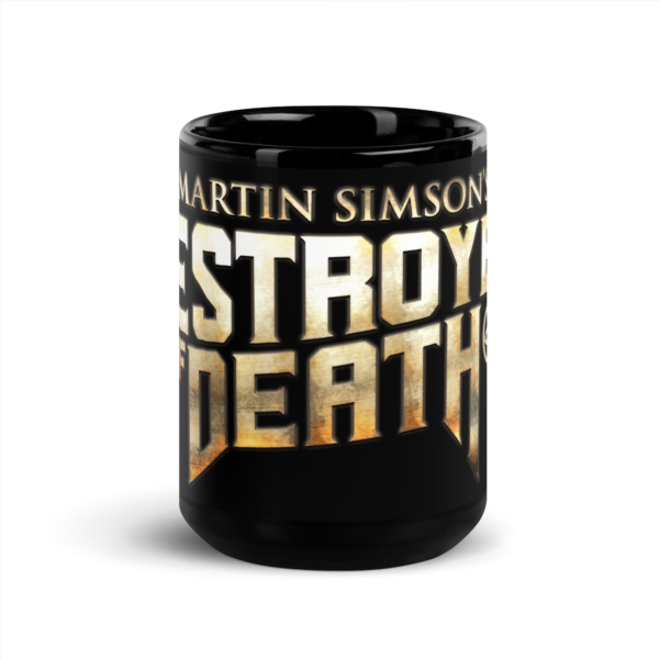 Destroyer of Death (Black Glossy Mug) - Image 6