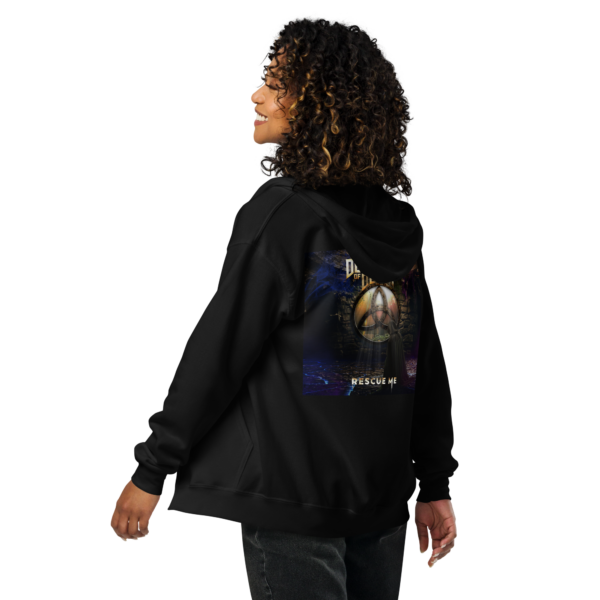 Destroyer of Death - Rescue Me (Unisex heavy blend zip hoodie) - Image 3