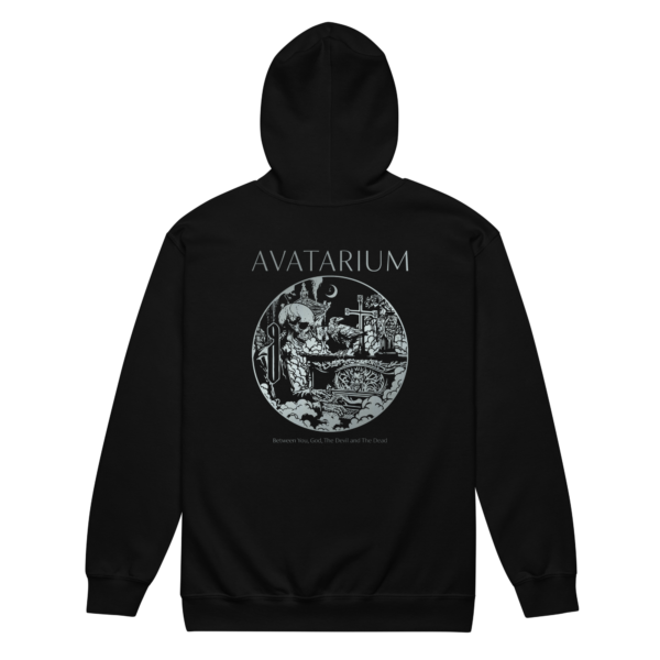 Avatarium - Between You, God, The Devil and The Dead (Blue or Black unisex heavy blend zip hoodie) - Image 3