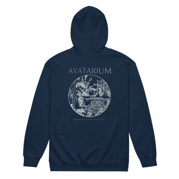 Avatarium - Between You, God, The Devil and The Dead (Blue or Black unisex heavy blend zip hoodie)