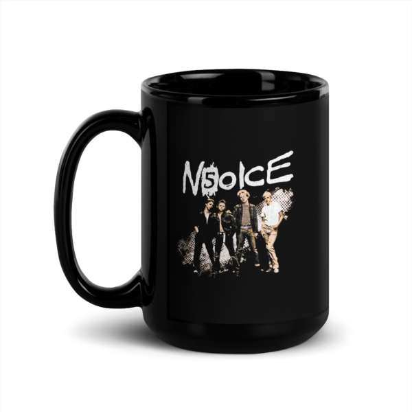 NoIcE - N5OICE (Black Glossy Mug) - Image 4