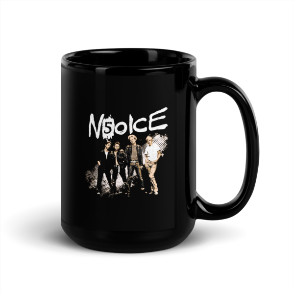 NoIcE - N5OICE (Black Glossy Mug) - Image 5