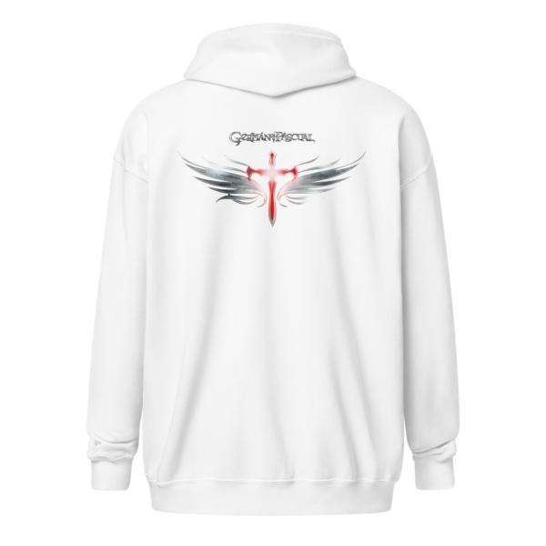 Germán Pascual - Cross & Wings (Unisex heavy blend zip hoodie)